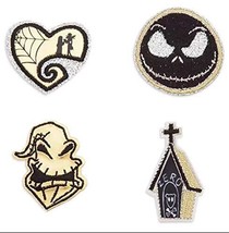 Disney Nightmare Before Christmas Patched Set of 4 Patches - £31.64 GBP