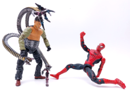 Toy Biz Marvel Legends Spider-Man 2 Movie Web Climbing 6&quot; Figure 2003 + Doc Ock - £23.32 GBP