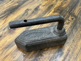 Antique Savery &amp; Co Philadelphia Cast Iron Sad Iron 16 Door Stop Primiti... - $123.74