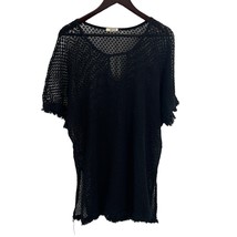 LAMade Black Open Weave Swimsuit Coverup Small New - $18.30