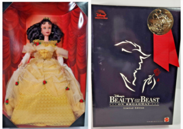 Beauty &amp; Beast on Broadway Belle 19844 Disney Bear &amp; Doll Convention 1998 Barbie - £65.02 GBP
