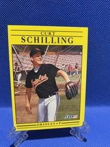 Curt Schilling 1991 Fleer Baseball Card 491 - £15.72 GBP