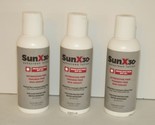 3 Bottles SunX30+ Sunscreen Lotion SPF 30+ Dated 6/2024 New 4 Fl. Oz. Ea... - $19.79