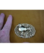 (B-DOG-171) Poodle dog love Standard Poodles filigree brass pin pendant ... - €18,28 EUR