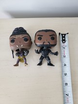Marvel Black Panther Bobbleheads T&#39;Challa and Shuri - £6.36 GBP