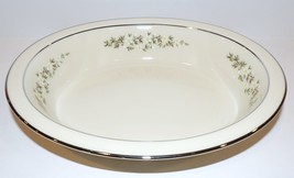 EXQUISITE LENOX CHINA BROOKDALE 9 5/8&quot; OVAL VEGETABLE SERVING BOWL - $727.53 MXN