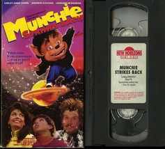 Munchie Strikes Back Vhs LESLEY-ANNE Down Angus Scrimm New Horizons Video Tested - £11.95 GBP