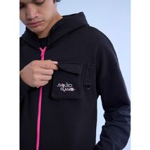 Official Netflix Squid Games Show Black Square Guard Hoodie 3XL - €51,56 EUR