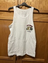 Vintage Tres Amigos Cozumel Mexico Creaciones LOL-BE Men&#39;s Tank Top White L - $14.85