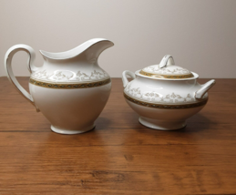 Lot Of Two Johnson Brothers England Dishware Pieces Set Creamer With Sugar Bowl - £29.60 GBP