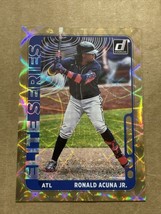 2021 Donruss Ronald Acuna Jr Elite Series Gold /999 Atlanta Braves - £9.40 GBP