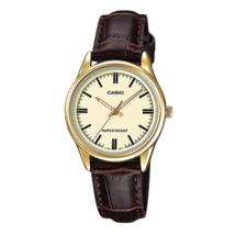Casio Woman Leather Band Analogue Wrist Watch LTP-V005GL-9A - £25.72 GBP