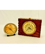 Vintage Alarm Clocks, Lot of 2, Baby Ben &amp; Seth Thomas, Parts or Repair ... - £23.02 GBP