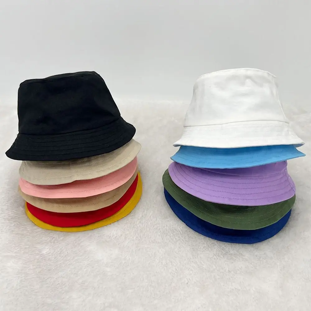 10-15CM Doll Hat Fashion Miniature Bucket Hat Cotton Candy Color Fisherman Hat - £9.03 GBP