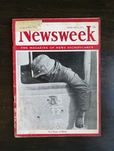 Newsweek Magazine February 1, 1943 WWII 10 Years of Hitler Dead Solider RARE 524 - £38.75 GBP