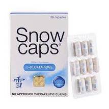 Snow Caps L-Glutathione Skin Bleaching / Lightening Capsules 30 capsules - $169.99