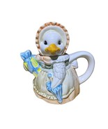Vintage Heritage Mint Figural Ceramic Lady Mama Duck Teapot Decor Only 7... - $20.36