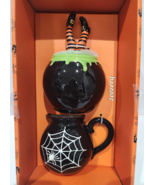 Potters Studio Halloween Witch Spiderweb Witch Legs Sugar &amp; Creamer Set - €37,96 EUR