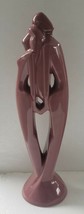 Vintage Haeger Couples  Man Woman - Harmony Love - Pink Mauve Statue Art Deco - £80.93 GBP