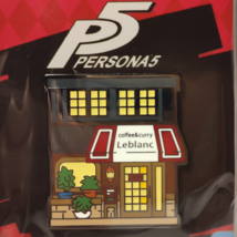 Persona 5 Royal Cafe Leblanc Enamel Pin Glow In The Dark Official Atlus Badge - £18.95 GBP