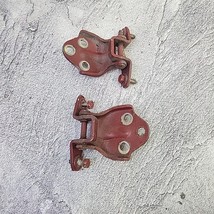 1990-1994 Eclipse Laser Talon 1G DSM Passenger RH Door Hinges Red Upper ... - $38.67