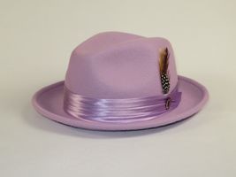 Men Bruno Capelo Hat Australian Wool Crushable Fedora Untouchable UN127 Lavender image 3