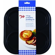 Tala Non-Stick Four Hole Yorkshire Pudding Pan, 26.4 x 26.4 x 2cm  - £37.17 GBP