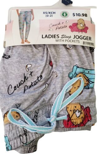 Primary image for Secret Treasures Womens Couch Potato Sleep Joggers Gray XS/XCH (0-2) New
