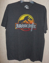 Nwt Mens Jurassic Park Charcoal Gray Heather Novelty Tshirt Size Xl - £18.62 GBP
