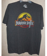 NWT MENS JURASSIC PARK CHARCOAL GRAY HEATHER NOVELTY TSHIRT SIZE XL - €20,26 EUR