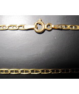 14K Solid Italian Yellow Gold Mariner Link Neck Chain Necklace 16"  - $4,995.00