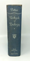 Textbook of Zoology by George Edwin Potter Hard Cover Illustrated Vintage - £35.10 GBP