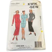 Kwik Sew Womens Sewing Pattern 2641 XS-S-M-L-XL Blazers Skirts Pants Vin... - $9.60