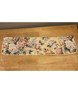 Ralph Lauren Brooke Yellow Floral Lined Valance Cotton 34x9” - $27.29 CAD