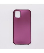 Cute Apple iPhone 11 6.1&quot; Burgundy Matte Finish Shock Absorbing Phone Ca... - $190.54 MXN