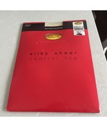 Talbots Silky Sheer Control Top Sandaltoe Pantyhose Bone Size B New - $72.65 MXN