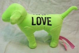 Victoria&#39;s Secret &quot;Pink Love&quot; Dark Purple Or Blue Dog Plush Stuffed Animal Toy - £11.61 GBP