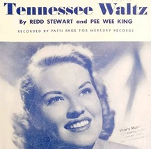 1948 Tennessee Waltz Patti Page Antique Sheet Music Pee Wee King DWNsm2 - $19.99