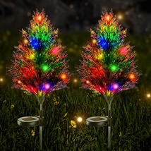 Christmas Decoration Outdoor Solar Tree Lights, 2023 Upgraded Outdoor Lights Wat - £17.80 GBP