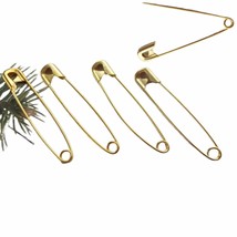 2 Inch 54Mm Heavy Duty Steel Large Safety Pins Fastener, Gold Metal Safe... - $18.99