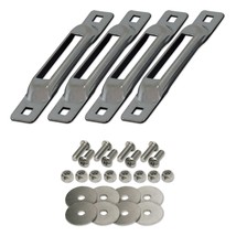 SNAPLOCS ZINC 4 Pack with Fasteners E-Track Single Strap Anchors - $26.99
