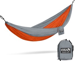 1 To 2 Person Doublenest Lightweight Camping Hammock, Orange/Grey, Eagle... - £83.06 GBP