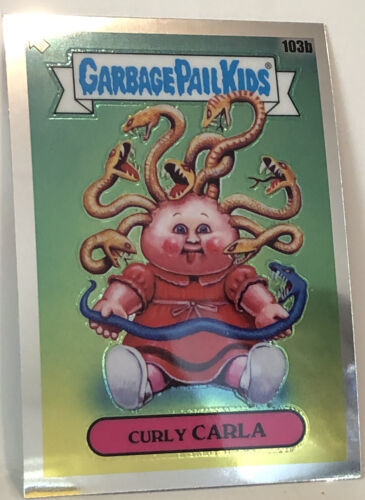 Primary image for Curly Carla Garbage Pail Kids trading card Chrome 2020