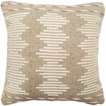 Ojai Cream Vibe Bohemian Pillow 20x20, Complete with Pillow Insert - £46.12 GBP