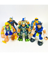 Rescue Heroes - Lot Of 6 Action Figures Mattel Vintage - Lifeguard Scuba... - £19.16 GBP