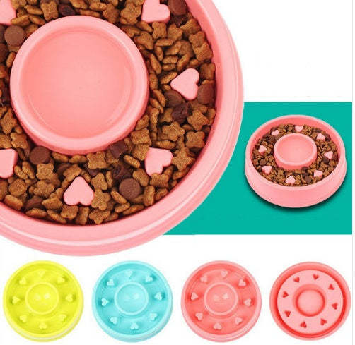 Anti-choke Bowl Plastic Dog Bowl Healthy Feeder - $10.60+