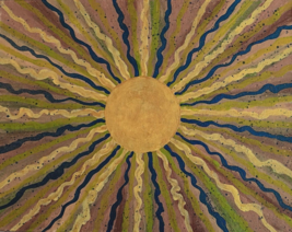 Painting Yellow Sun Sunlight Abstract Modern Original Signed Art Carla Dancey - £17.68 GBP