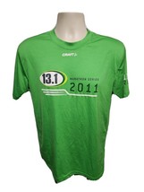 2011 Craft 13.1 Marathon Series Mens Large Green Jersey - £14.22 GBP