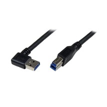 StarTech.com 1m Black SuperSpeed USB 3.0 Cable - Right Angle A to B - 3 ... - $23.00