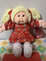 RARE Vintage Cabbage Patch Kid Popcorn Hair Green  Eyes HM#12 KT Factory 1988 - £299.70 GBP